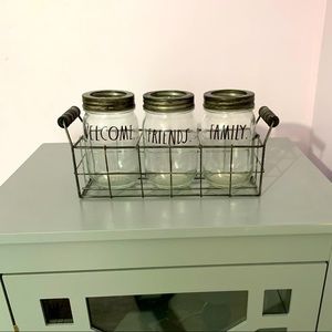 NWOT Rae Dunn Mason Jar Caddy